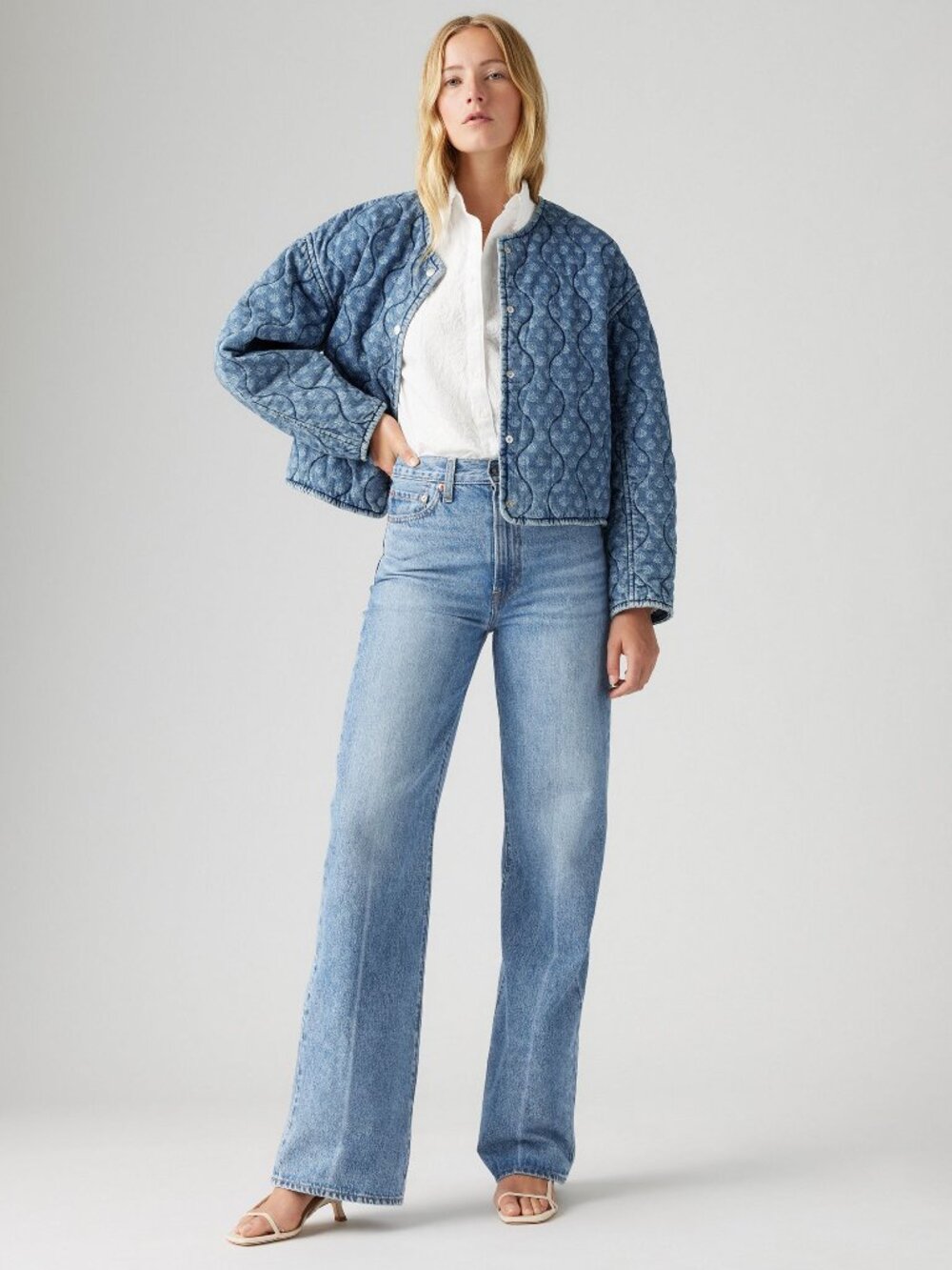 Levis Ribcage Wide Leg Jeans
